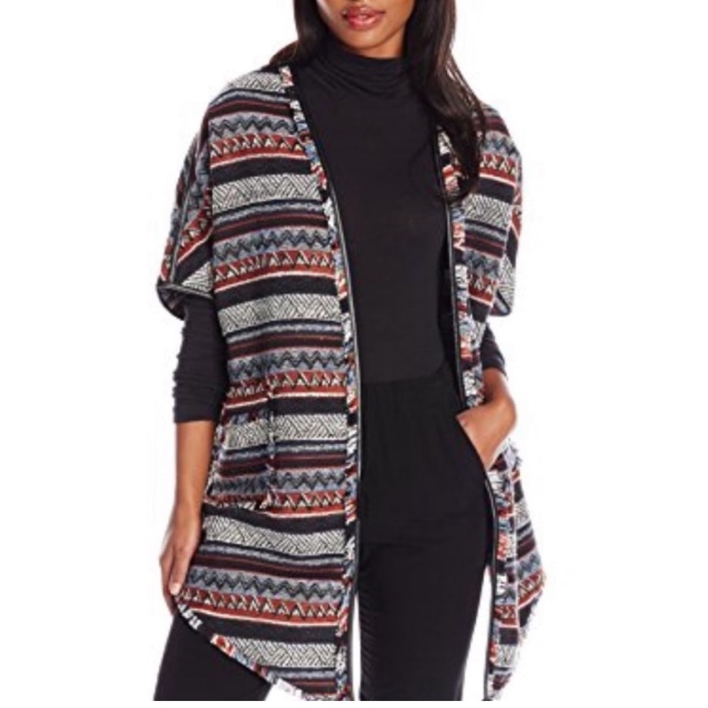 Sam Edelman Aztec Open Poncho